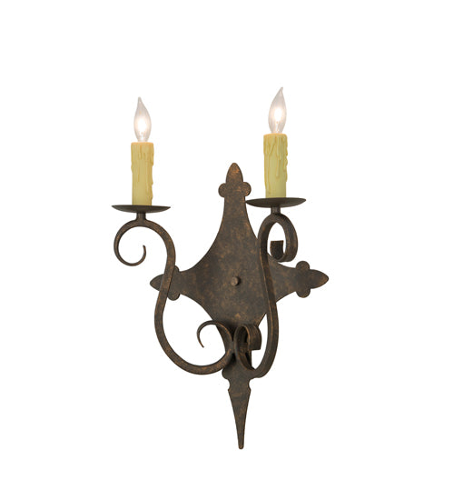 Meyda Tiffany Angelique 153385 Wall Light - Rust