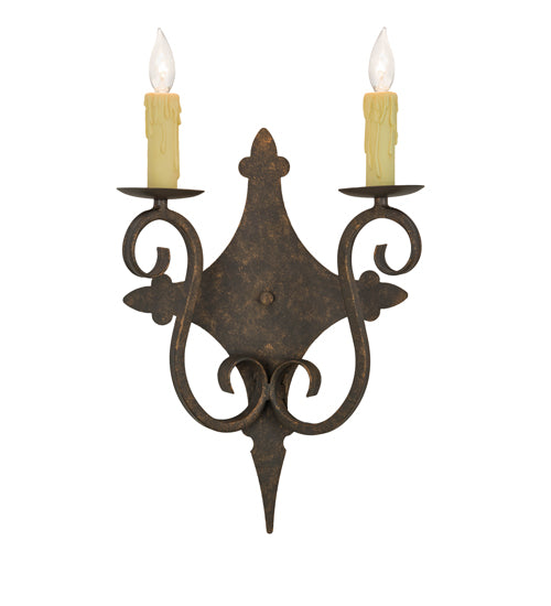 Meyda Tiffany Angelique 153385 Wall Light - Rust