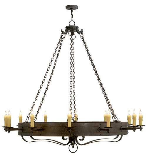 Meyda Tiffany Parnella 153399 Chandelier Light - Antique