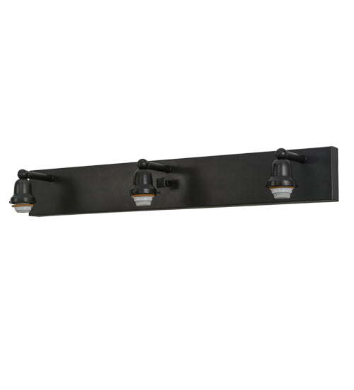 Meyda Tiffany Trea 153467 Bath Vanity Light 36 in. wide - Craftsman Brown