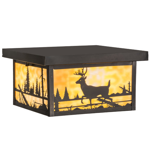 Meyda Tiffany Hyde Park 153550 Ceiling Light - Craftsman Brown