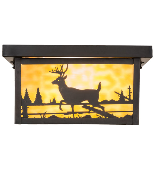 Meyda Tiffany Hyde Park 153550 Ceiling Light - Craftsman Brown