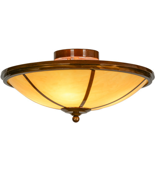 Meyda Tiffany Commerce 153553 Ceiling Light - Transparent Copper