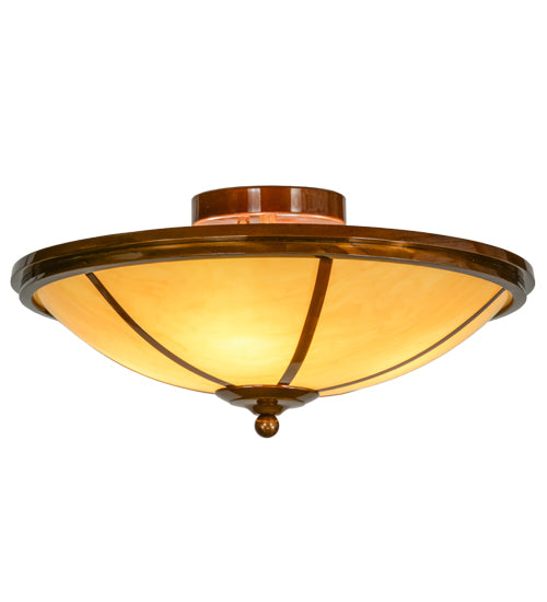 Meyda Tiffany Commerce 153553 Ceiling Light - Transparent Copper