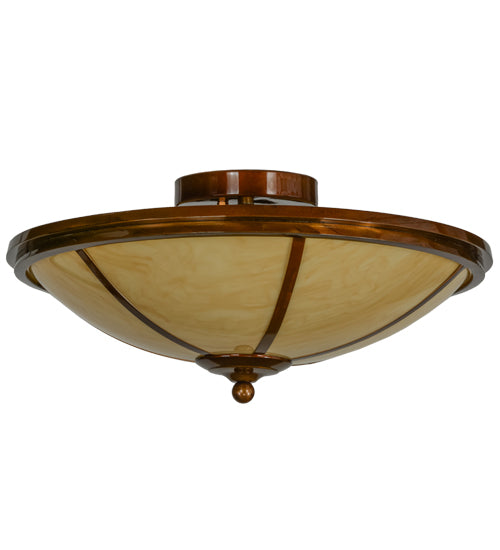 Meyda Tiffany Commerce 153553 Ceiling Light - Transparent Copper
