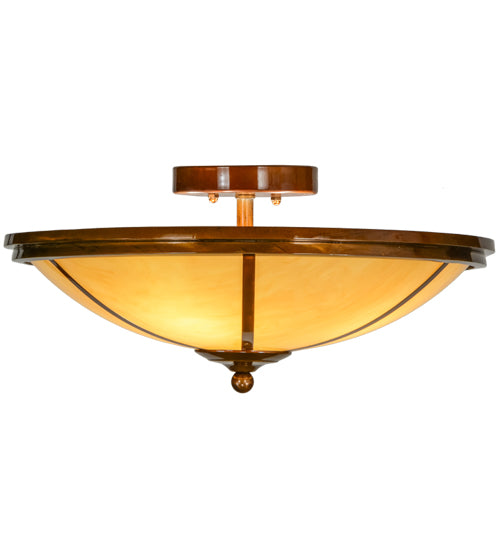 Meyda Tiffany Commerce 153553 Ceiling Light - Transparent Copper