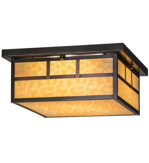 Meyda Tiffany Hyde Park 153662 Ceiling Light - Craftsman Brown
