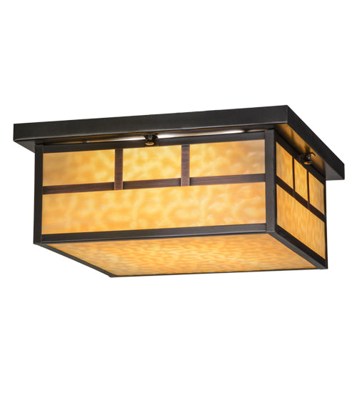Meyda Tiffany Hyde Park 153662 Ceiling Light - Craftsman Brown