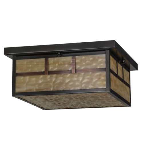 Meyda Tiffany Hyde Park 153662 Ceiling Light - Craftsman Brown