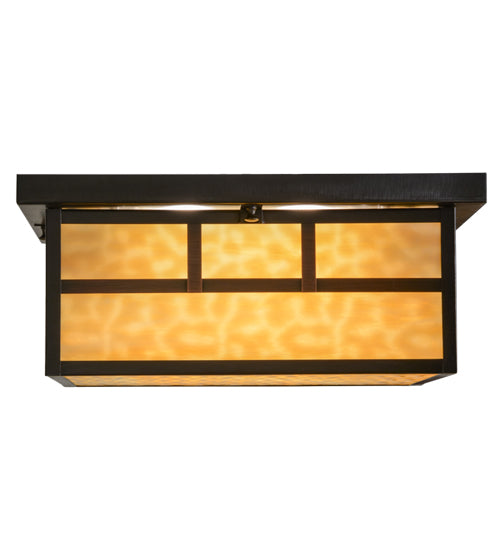 Meyda Tiffany Hyde Park 153662 Ceiling Light - Craftsman Brown