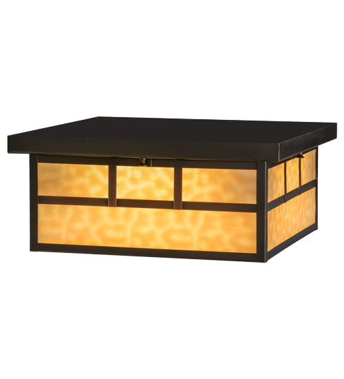 Meyda Tiffany Hyde Park 153662 Ceiling Light - Craftsman Brown