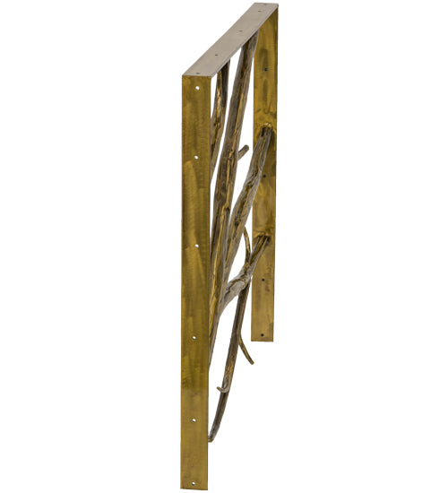 Meyda Tiffany Lighting 153688 Branches Handrail Home Decor Gold, Champ, Gld Leaf
