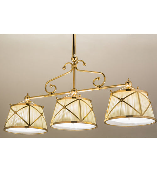Meyda Tiffany Ouro 153808 Pendant Light - Polished Brass