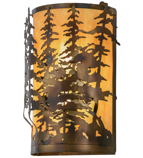 Meyda Tiffany Tall Pines 153841 Wall Light - Antique Copper