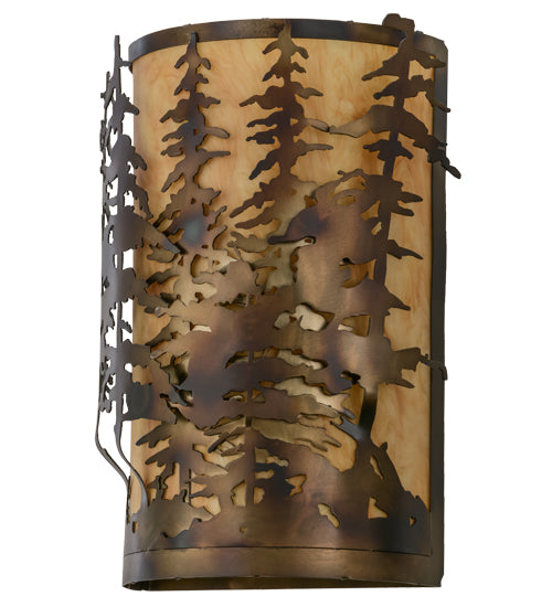 Meyda Tiffany Tall Pines 153841 Wall Light - Antique Copper