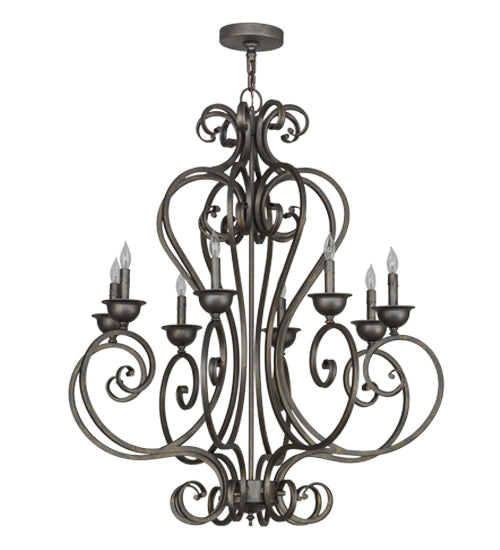 Meyda Tiffany Fernando 153862 Chandelier Light - French Bronzed