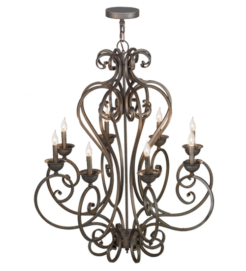 Meyda Tiffany Fernando 153862 Chandelier Light - French Bronzed