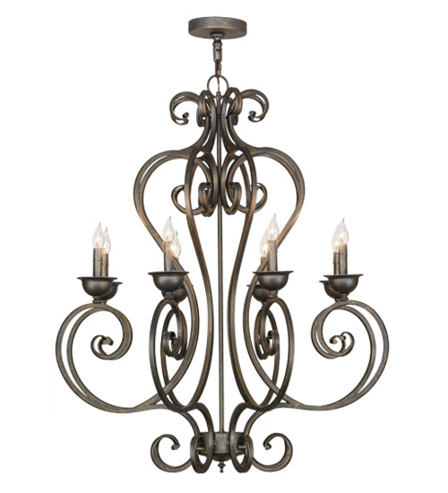 Meyda Tiffany Fernando 153862 Chandelier Light - French Bronzed