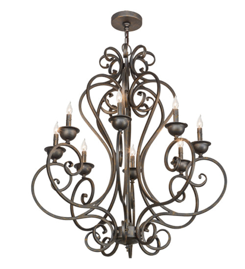 Meyda Tiffany Fernando 153862 Chandelier Light - French Bronzed