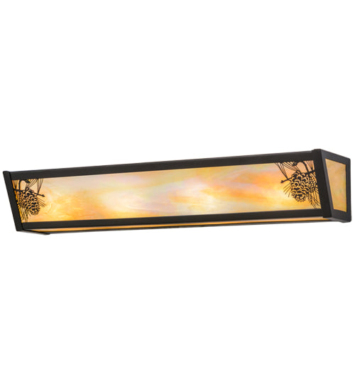Meyda Tiffany Winter Pine 153925 Bath Vanity Light 26 in. wide - Timeless Bronze