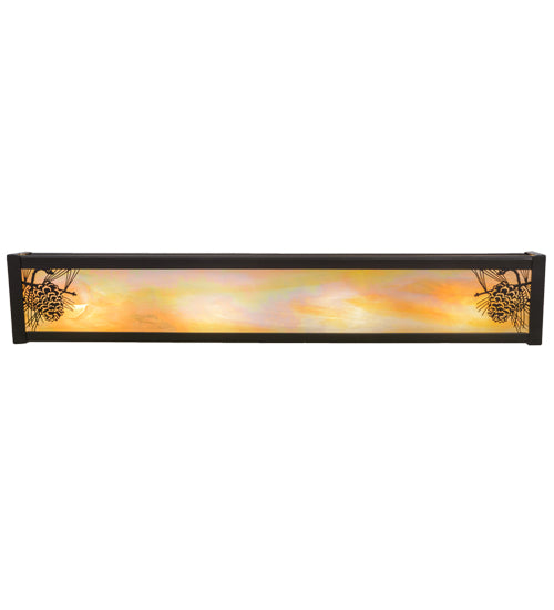 Meyda Tiffany Winter Pine 153925 Bath Vanity Light 26 in. wide - Timeless Bronze