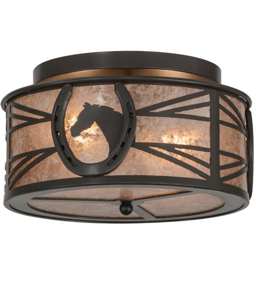 Meyda Tiffany Horseshoe 153941 Ceiling Light - Timeless Bronze