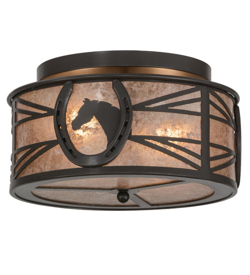 Meyda Tiffany Horseshoe 153941 Ceiling Light - Timeless Bronze