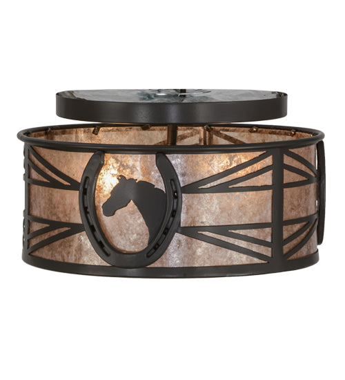 Meyda Tiffany Horseshoe 153941 Ceiling Light - Timeless Bronze