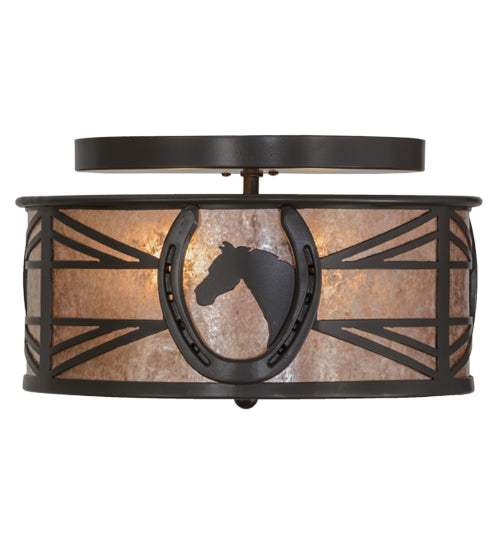 Meyda Tiffany Horseshoe 153941 Ceiling Light - Timeless Bronze