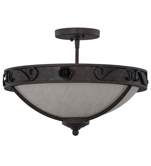 Meyda Tiffany Arabesque 153947 Ceiling Light - Rust,Copper