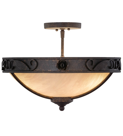 Meyda Tiffany Arabesque 153947 Ceiling Light - Rust,Copper