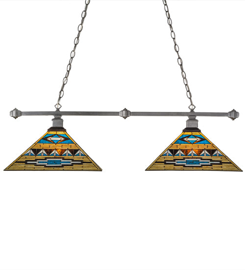 Meyda Tiffany Valencia Mission 153986 Pendant Light - Nickel