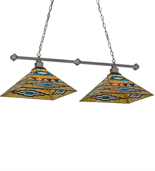 Meyda Tiffany Valencia Mission 153986 Pendant Light - Nickel
