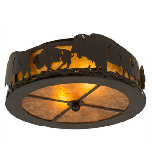 Meyda Tiffany Buffalo 15399 Ceiling Light - Timeless Bronze