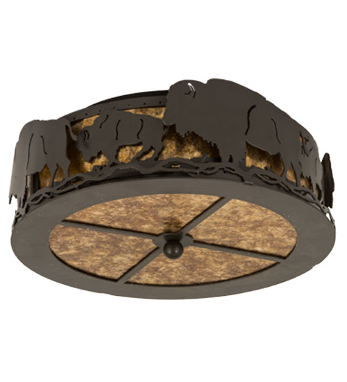 Meyda Tiffany Buffalo 15399 Ceiling Light - Timeless Bronze