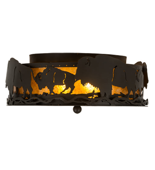 Meyda Tiffany Buffalo 15399 Ceiling Light - Timeless Bronze