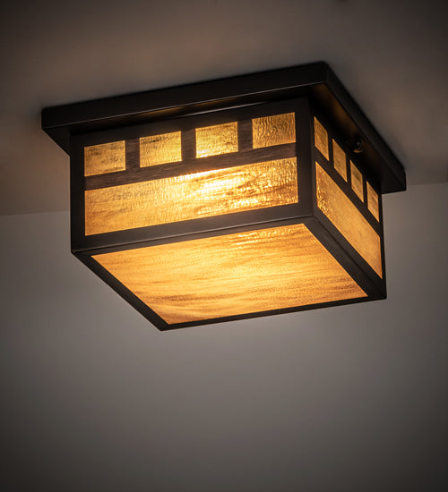 Meyda Tiffany Hyde Park 154036 Ceiling Light - Craftsman Brown