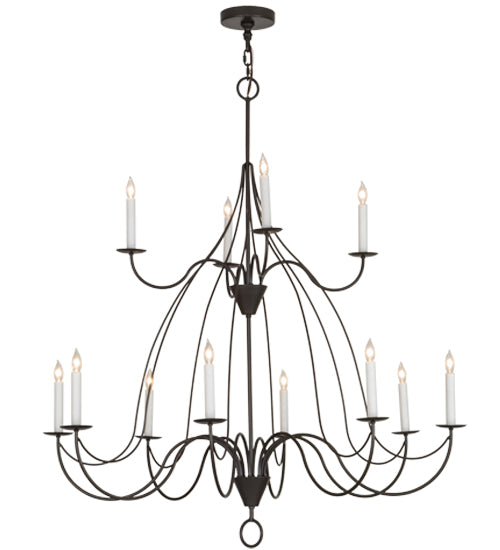Meyda Tiffany Polonaise 154070 Chandelier Light - Timeless Bronze
