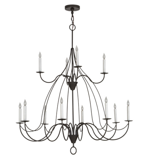 Meyda Tiffany Polonaise 154070 Chandelier Light - Timeless Bronze