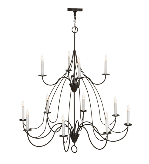 Meyda Tiffany Polonaise 154070 Chandelier Light - Timeless Bronze