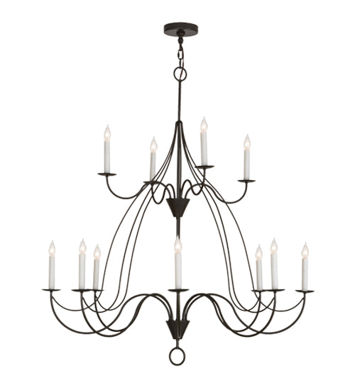Meyda Tiffany Polonaise 154070 Chandelier Light - Timeless Bronze