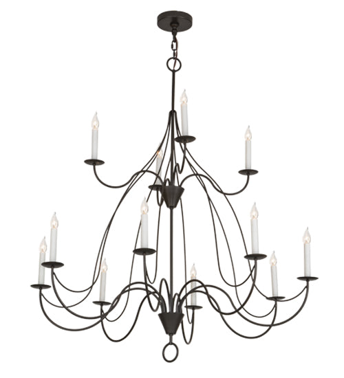 Meyda Tiffany Polonaise 154070 Chandelier Light - Timeless Bronze