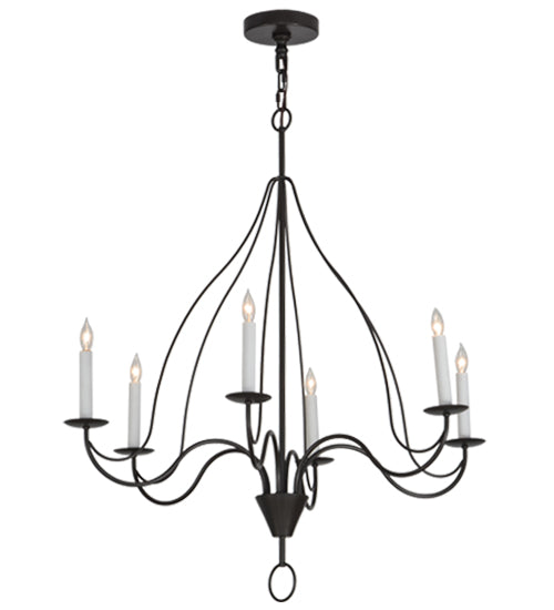 Meyda Tiffany Polonaise 154071 Chandelier Light - Timeless Bronze