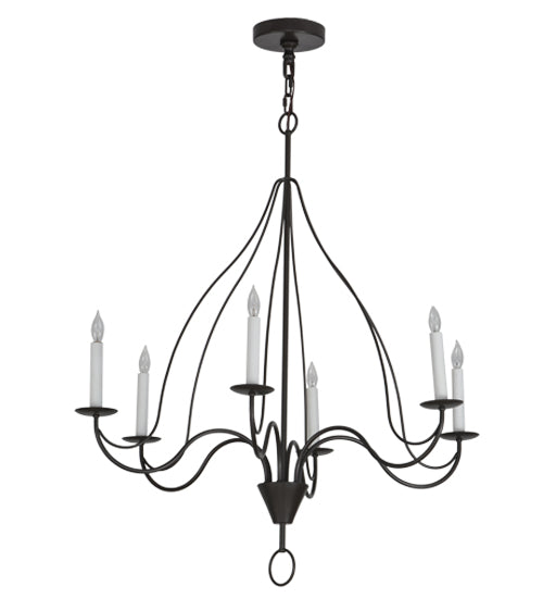 Meyda Tiffany Polonaise 154071 Chandelier Light - Timeless Bronze