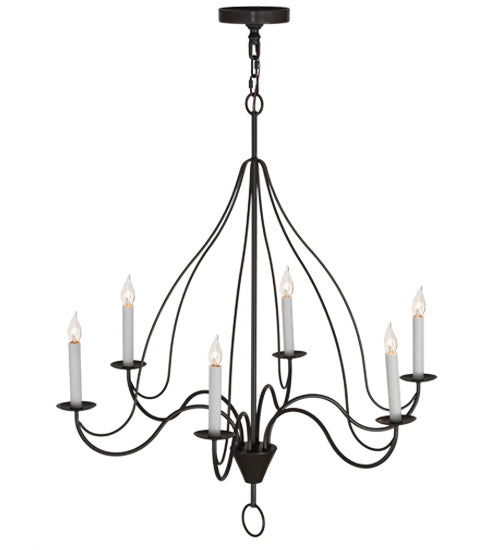 Meyda Tiffany Polonaise 154071 Chandelier Light - Timeless Bronze