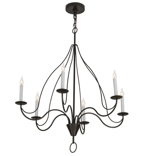 Meyda Tiffany Polonaise 154071 Chandelier Light - Timeless Bronze