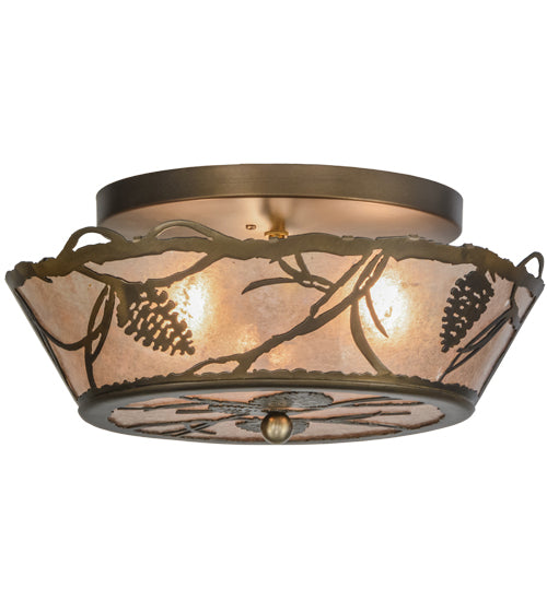 Meyda Tiffany Whispering Pines 154080 Ceiling Light - Antique Copper