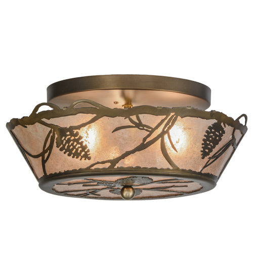 Meyda Tiffany Whispering Pines 154080 Ceiling Light - Antique Copper