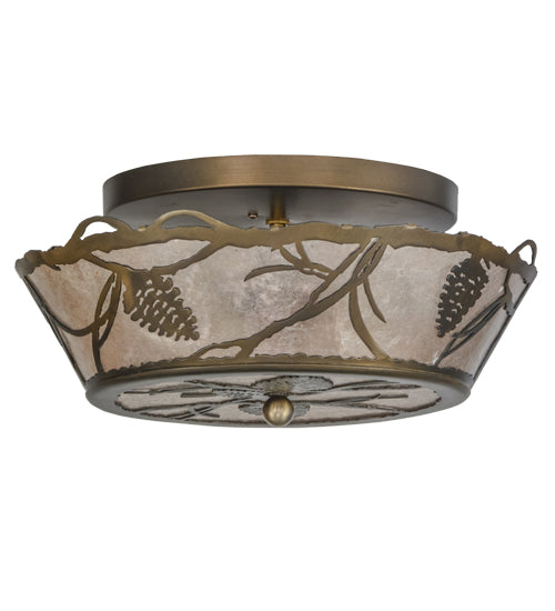 Meyda Tiffany Whispering Pines 154080 Ceiling Light - Antique Copper