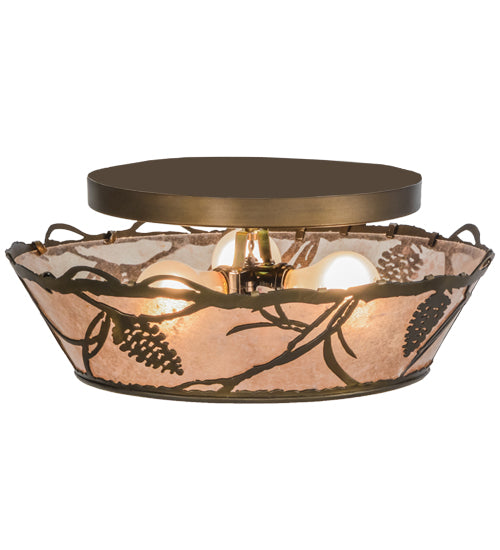 Meyda Tiffany Whispering Pines 154080 Ceiling Light - Antique Copper